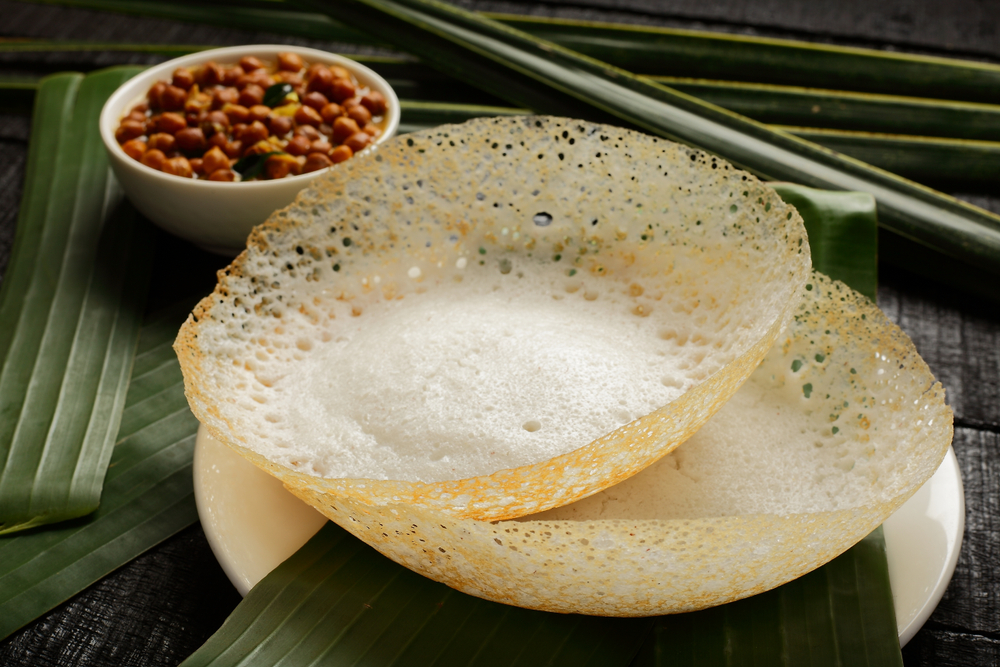 Aapam serving suggestion