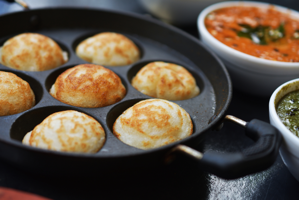 Paniyaram serving suggestion